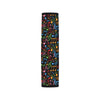 Music Note Colorful Themed Print Car Seat Belt Cover