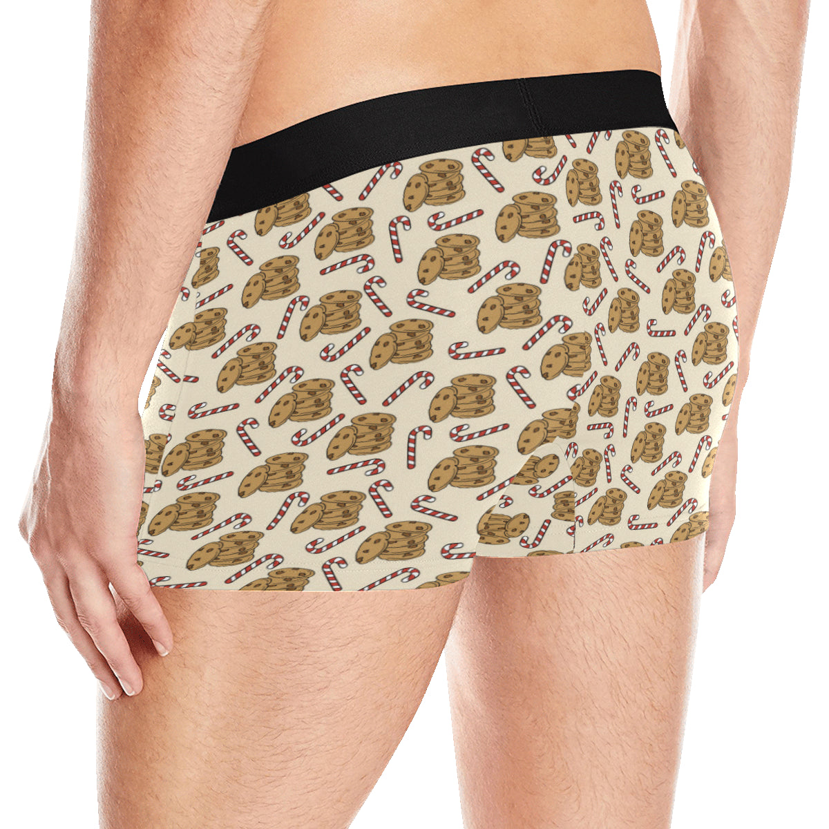 Cookie Pattern Print Design 04 Men's Boxer Briefs