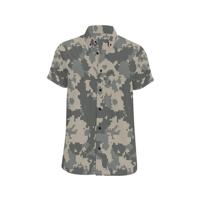 ACU Digital Camouflage Men's Short Sleeve Button Up Shirt