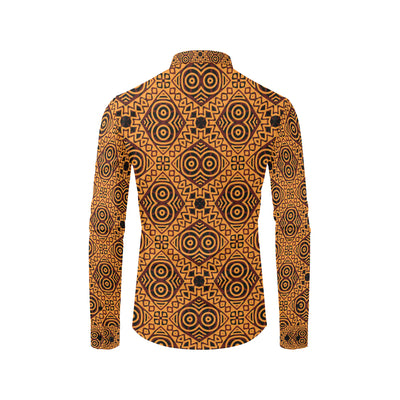 African Pattern Print Design 05 Men's Long Sleeve Shirt