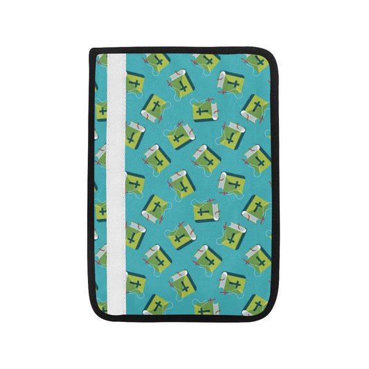 Bible Pattern Print Design 01 Car Seat Belt Cover