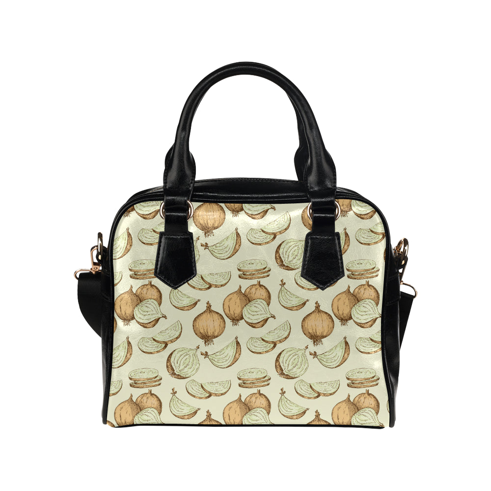 Onion Pattern Print Design A02 Shoulder Handbag