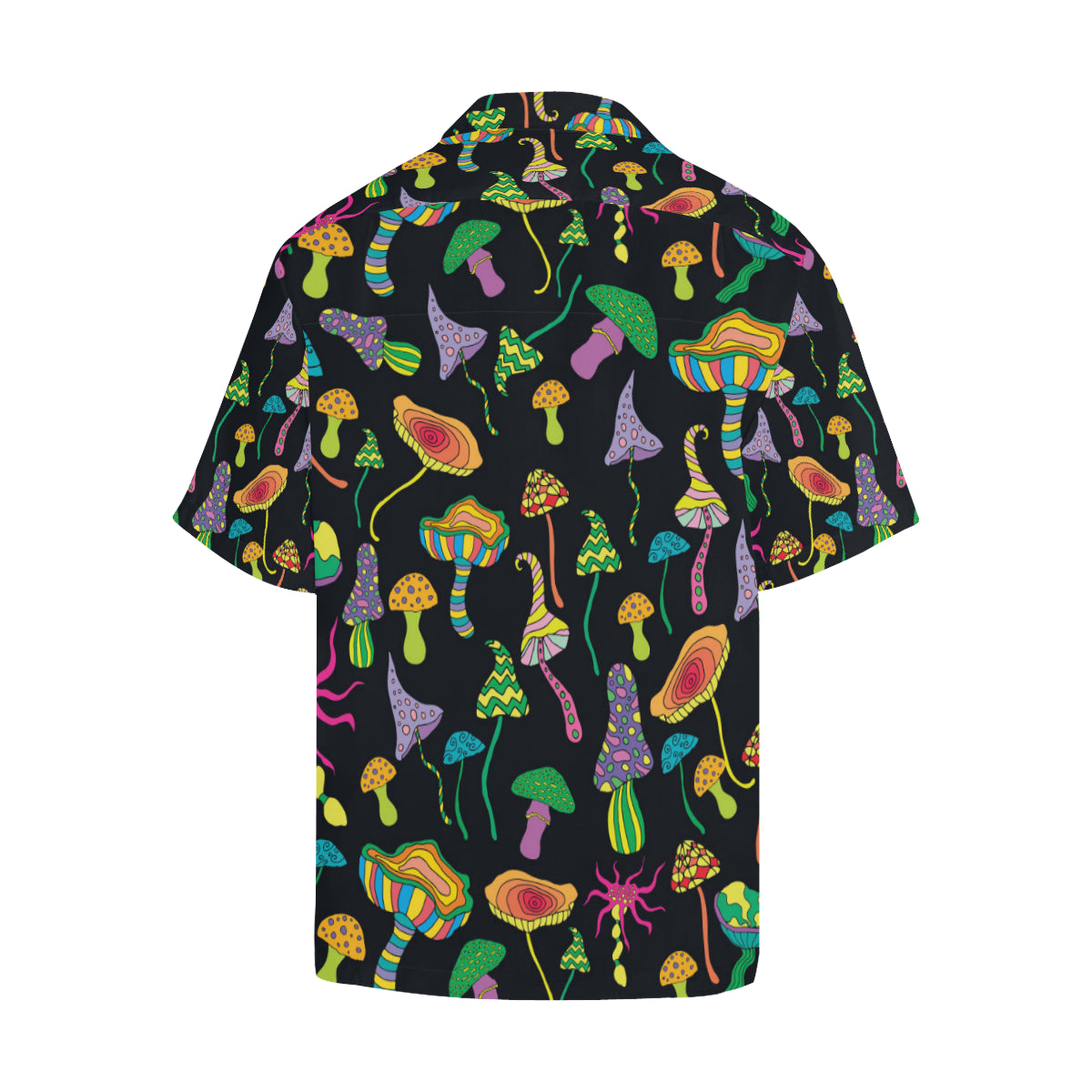 Psychedelic Mushroom Pattern Print Design A02 Men's Hawaiian Shirt