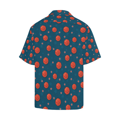 Basketball Pattern Print Design 02 Men's Hawaiian Shirt