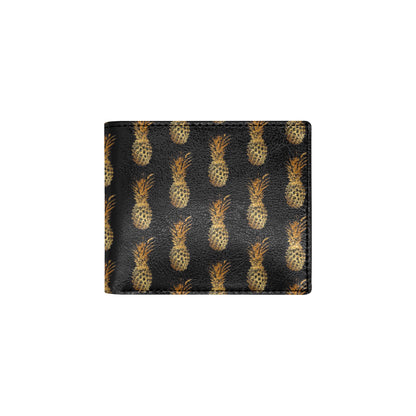 Pineapple Pattern Print Design A02 Men's ID Card Wallet