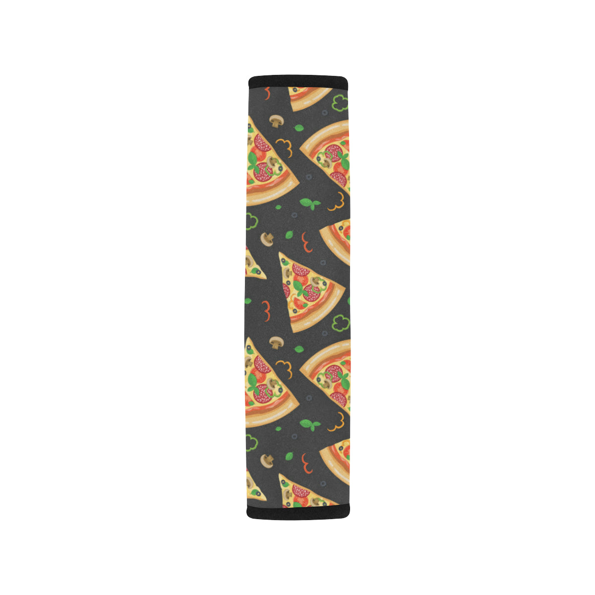 Pizza Pattern Print Design A02 Car Seat Belt Cover