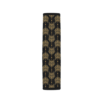 Aztec Wolf Pattern Print Design 04 Car Seat Belt Cover