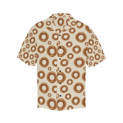 Bagel Pattern Print Design 01 Men's Hawaiian Shirt