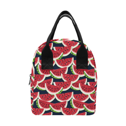 Watermelon Pattern Print Design WM011 Insulated Lunch Bag
