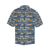 Dachshund Pattern Print Design 012 Men's Hawaiian Shirt