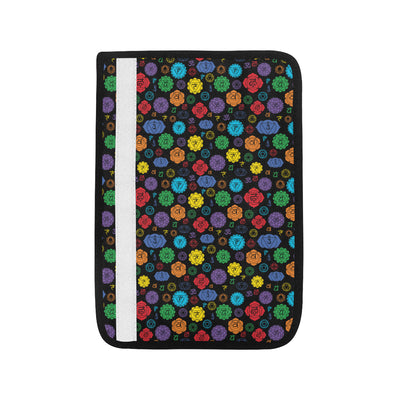 Chakra Pattern Print Design 01 Car Seat Belt Cover