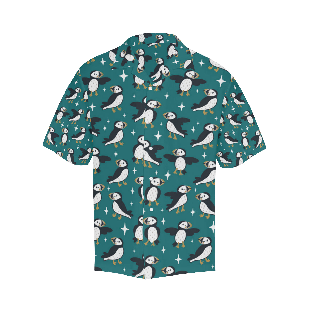 Puffin Pattern Print Design A05 Men's Hawaiian Shirt