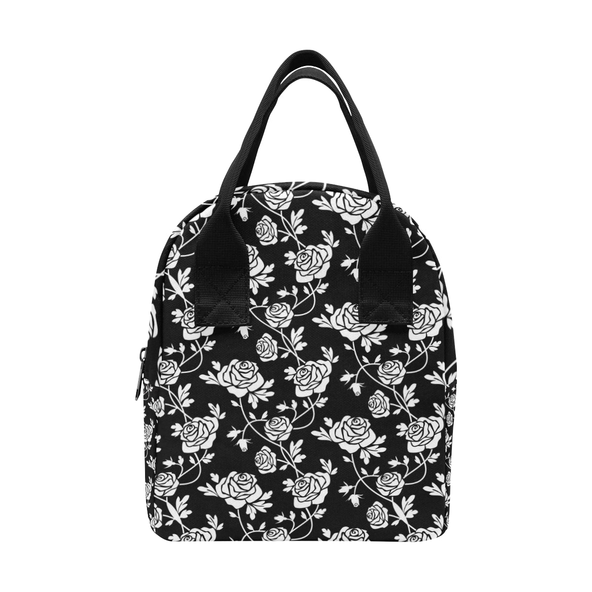 Rose Pattern Print Design RO013 Insulated Lunch Bag