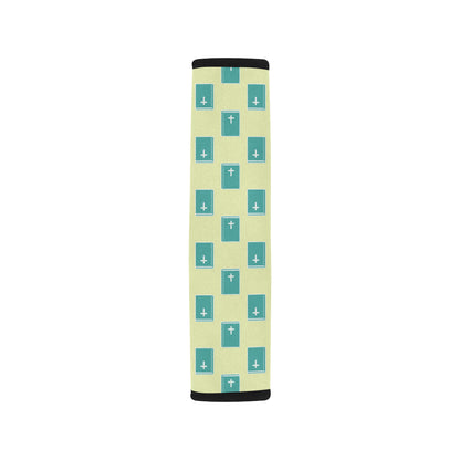 Bible Pattern Print Design 04 Car Seat Belt Cover