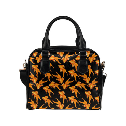 Goldfish Pattern Print Design 03 Shoulder Handbag
