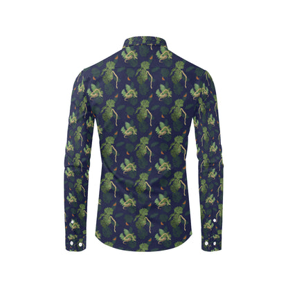 Boa Pattern Print Design 02 Men's Long Sleeve Shirt