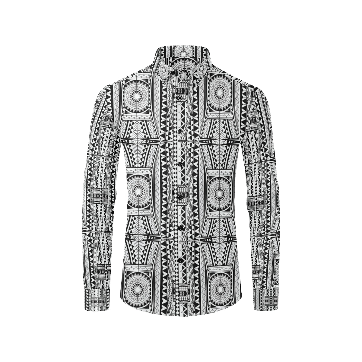 Polynesian Tattoo Design Men's Long Sleeve Shirt