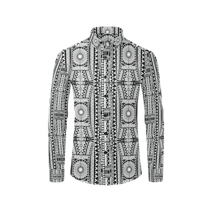 Polynesian Tattoo Design Men's Long Sleeve Shirt