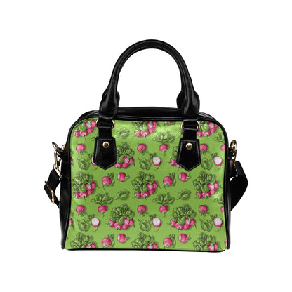 Radish Pattern Print Design A05 Shoulder Handbag