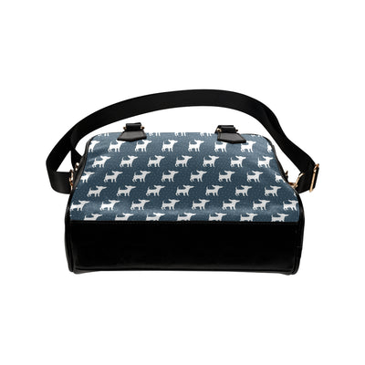 Chihuahua Pattern Print Design 03 Shoulder Handbag