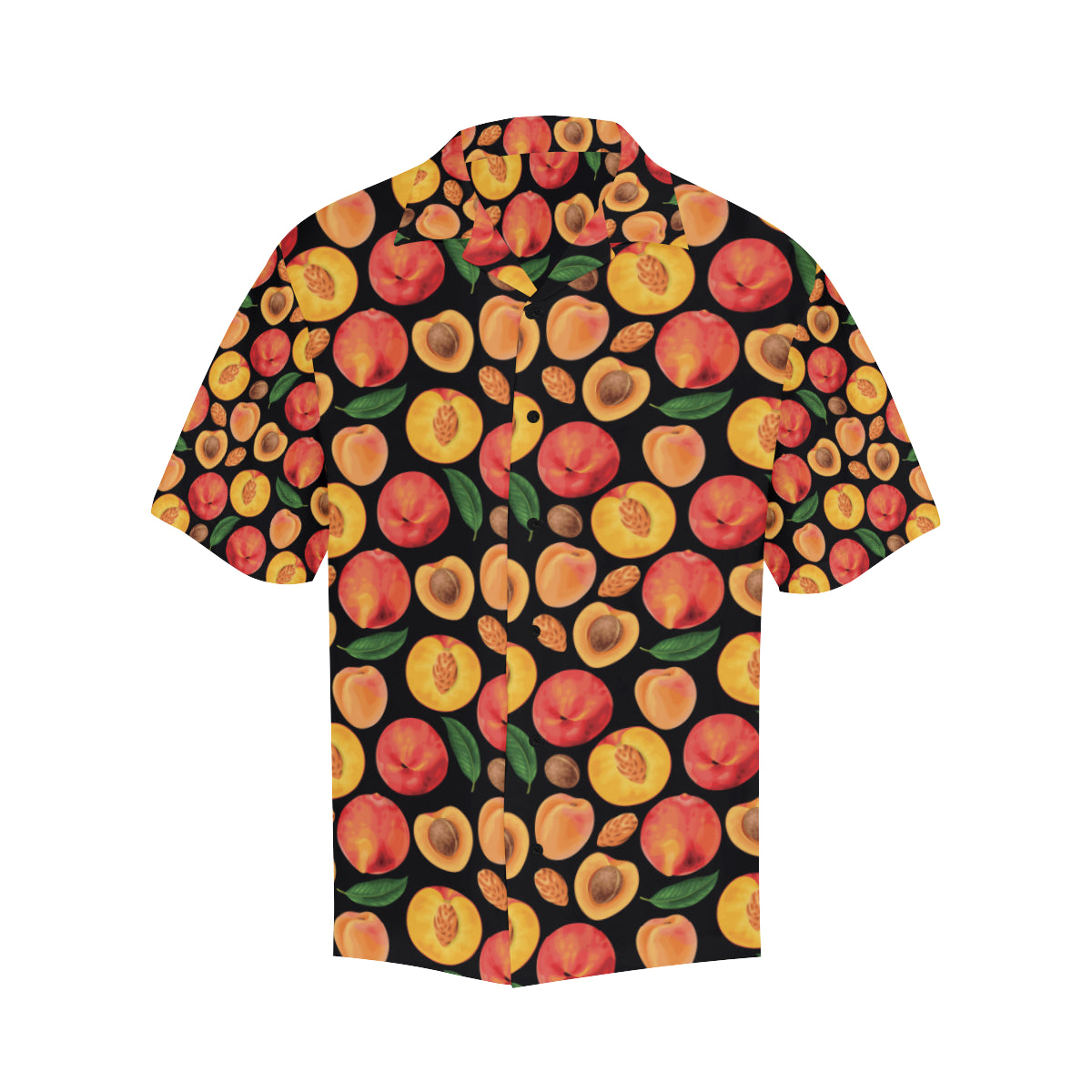 Peach Pattern Print Design A02 Men's Hawaiian Shirt