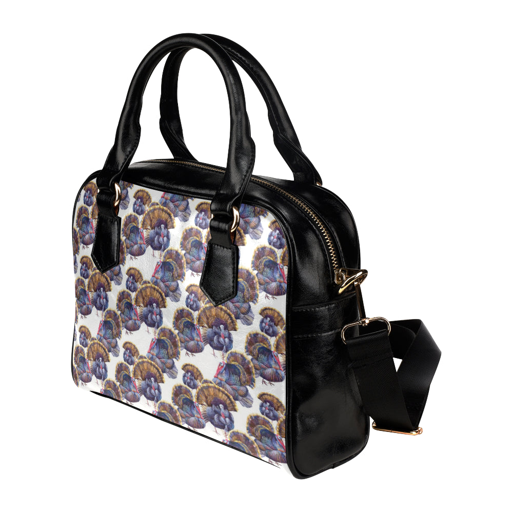 Turkey Pattern Print Design 01 Shoulder Handbag
