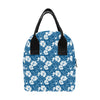 Hibiscus Pattern Print Design HB03 Insulated Lunch Bag