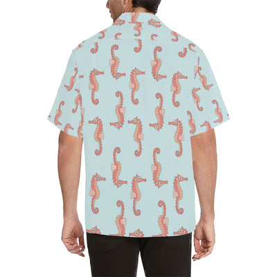 SeaHorse Pattern Print Design 01 Men's Hawaiian Shirt