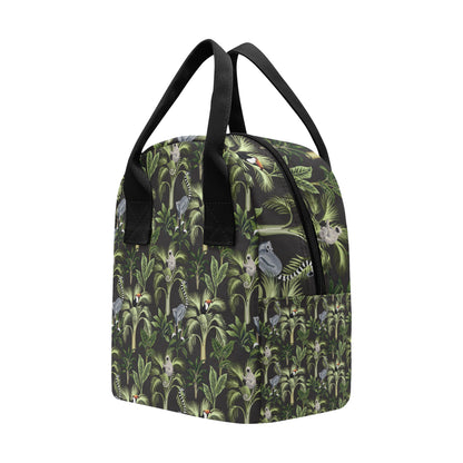 Rainforest Pattern Print Design RF05 Insulated Lunch Bag