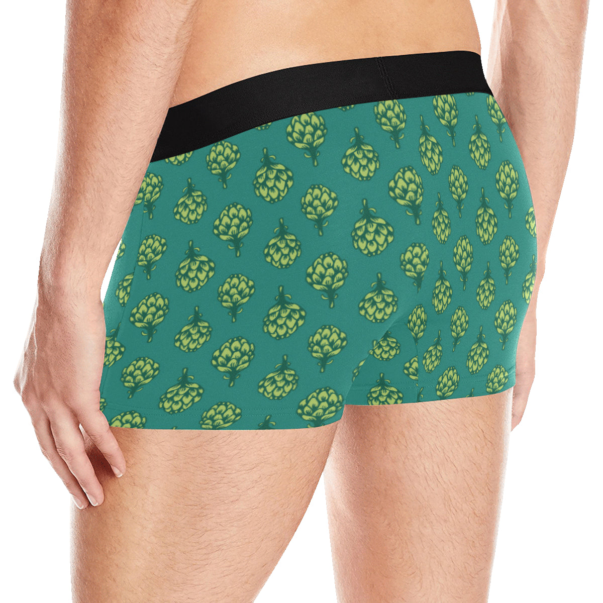 Artichoke Pattern Print Design 04 Men's Boxer Briefs