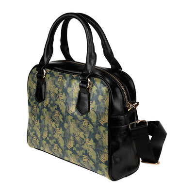 Camouflage Tropical Pattern Print Design 04 Shoulder Handbag