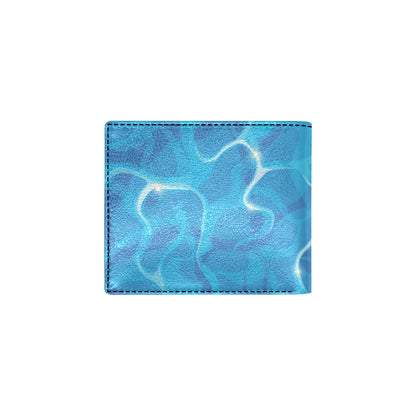 Ocean Reflex Pattern Print Design A02 Men's ID Card Wallet