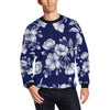 Cherry Blossom Pattern Print Design CB01 Men Long Sleeve Sweatshirt