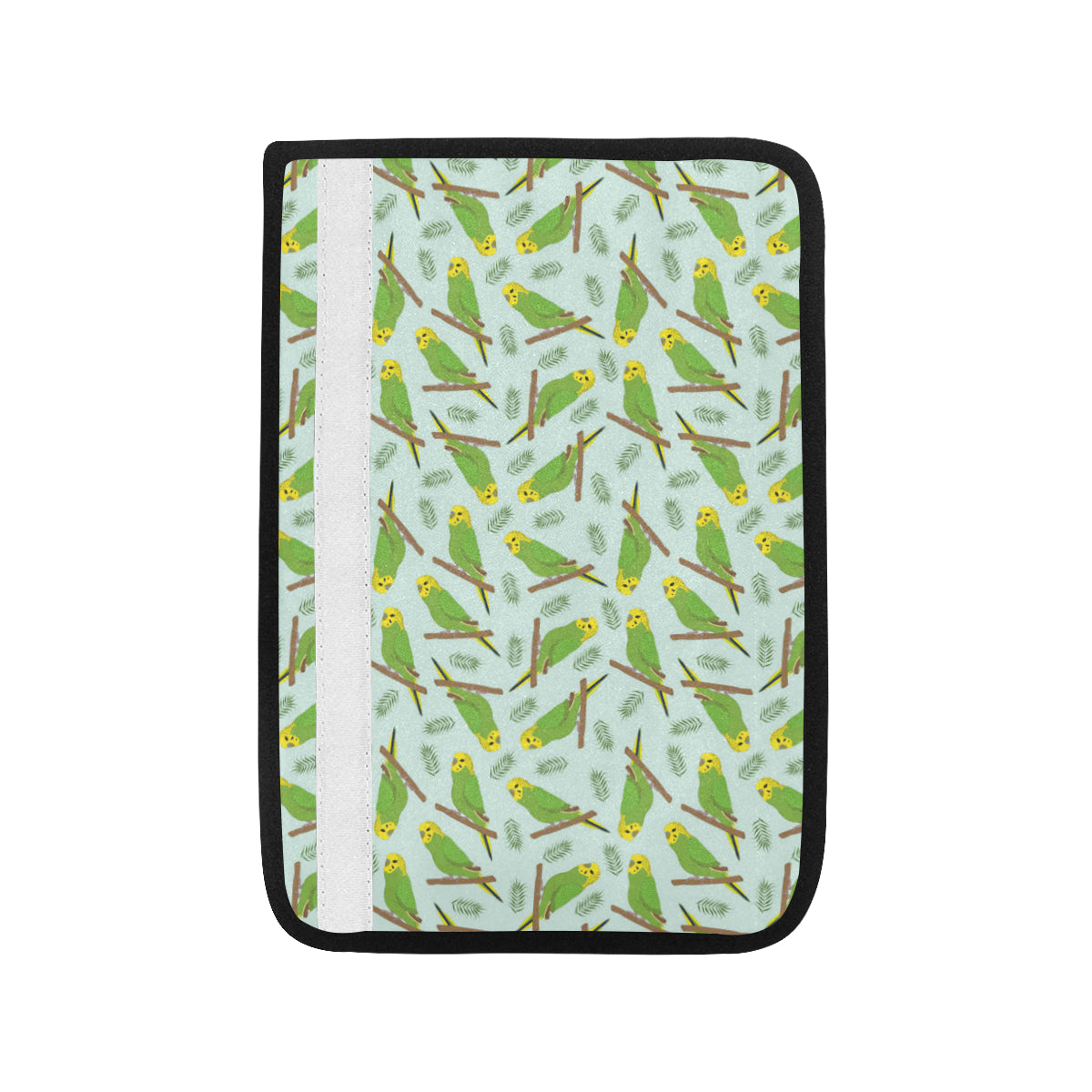 Budgerigar Pattern Print Design 04 Car Seat Belt Cover