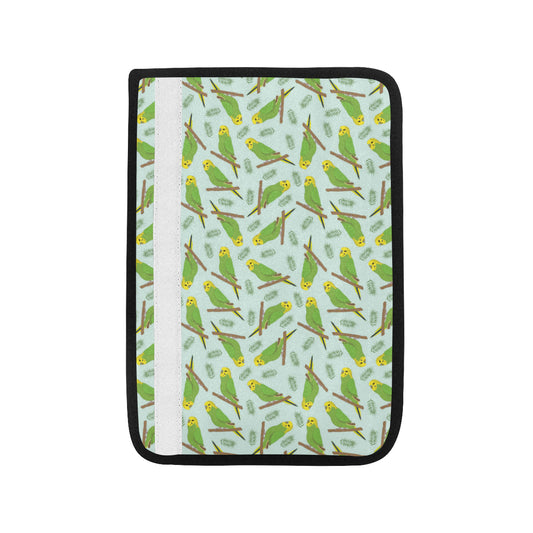 Budgerigar Pattern Print Design 04 Car Seat Belt Cover