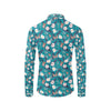 Butterfly Pattern Print Design 012 Men's Long Sleeve Shirt