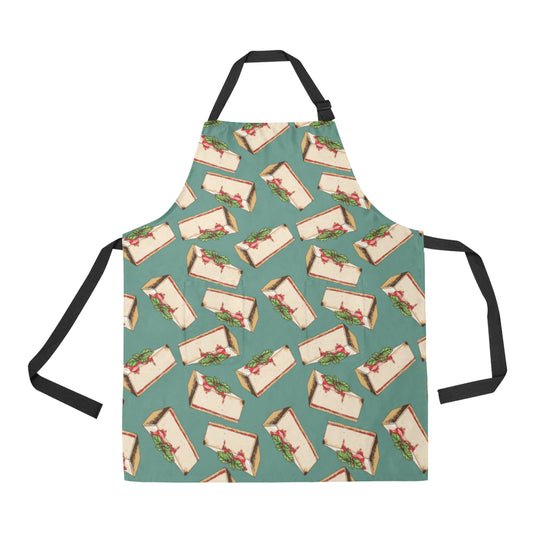 Cheesecake Pattern Print Design CK02 Apron with Pocket