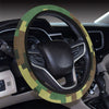 ACU Army Digital Pattern Print Design 02 Steering Wheel Cover with Elastic Edge