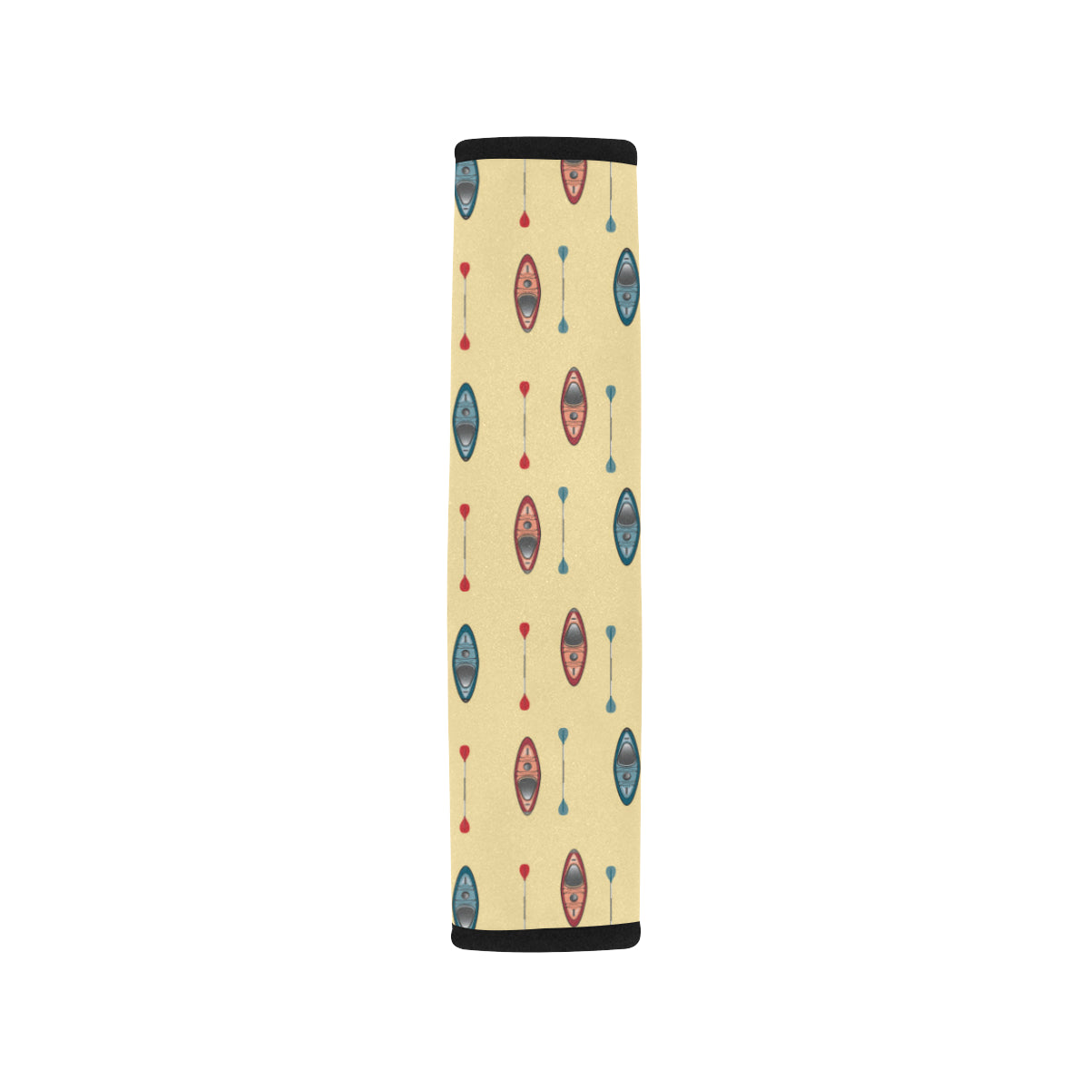 Kayak Pattern Print Design 02 Car Seat Belt Cover