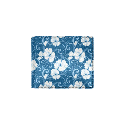 Hibiscus Pattern Print Design HB03 Men's ID Card Wallet