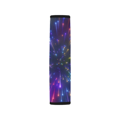 Celestial Rainbow Speed Light Car Seat Belt Cover