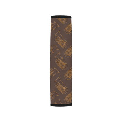 Tuba Pattern Print Design 02 Car Seat Belt Cover