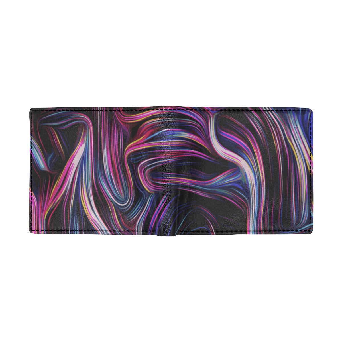 Liquid Pattern Print Design 01 Men's ID Card Wallet