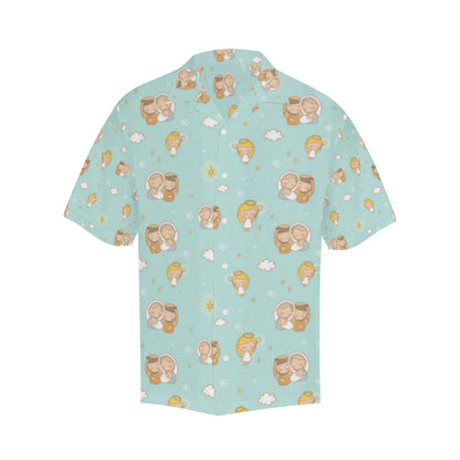 Christian Pattern Print Design 01 Men's Hawaiian Shirt