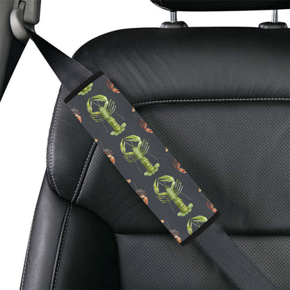 Lobster Pattern Print Design 01 Car Seat Belt Cover