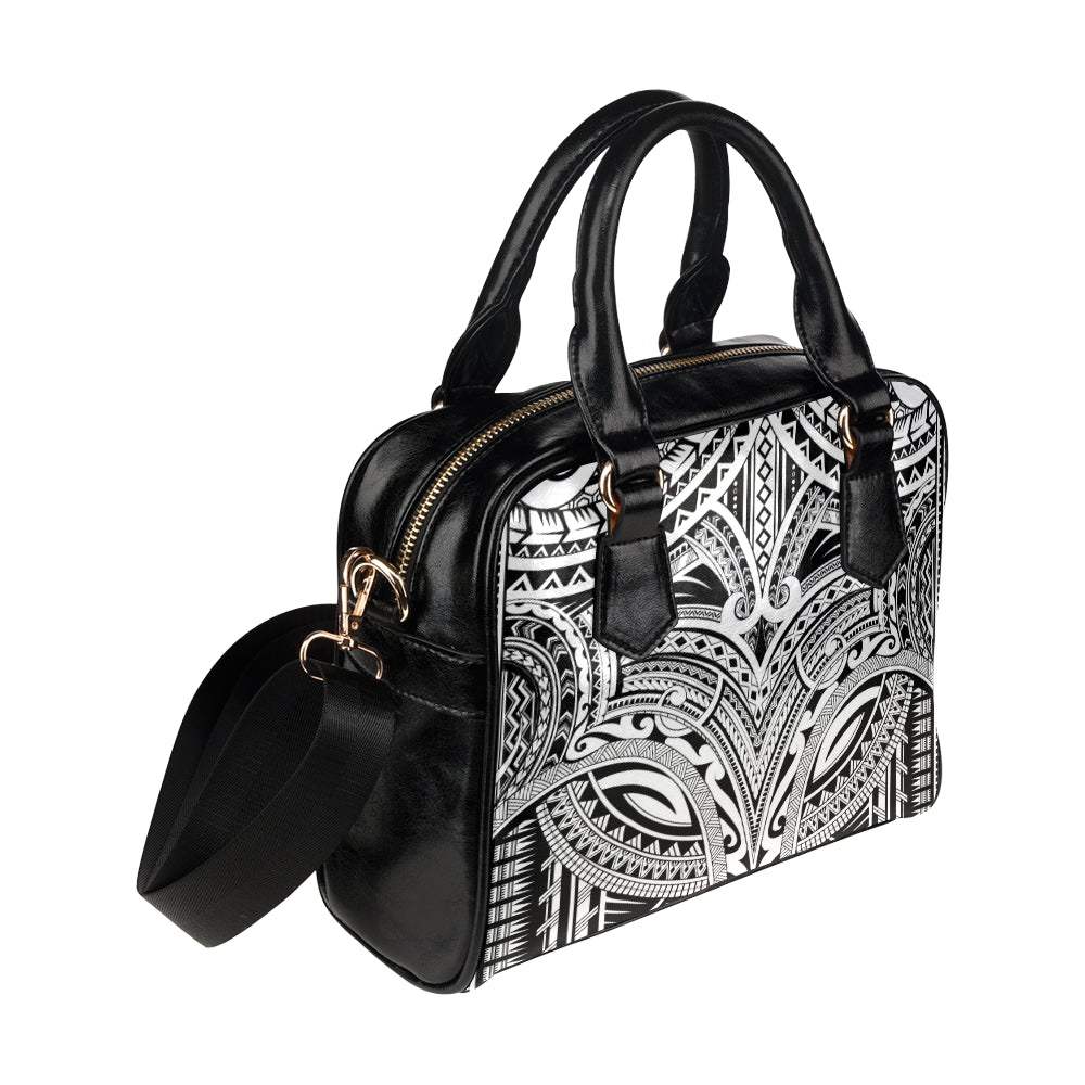 Maori Pattern Print Design 06 Shoulder Handbag