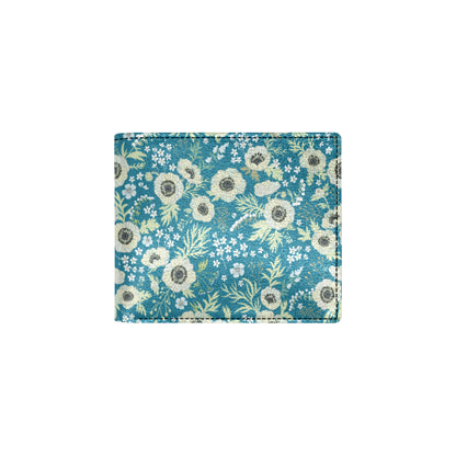 Anemone Pattern Print Design 01 Men's ID Card Wallet