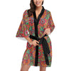 Boho Pattern Print Design 01 Women's Short Kimono