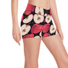 Apple Pattern Print Design AP02 Yoga Shorts