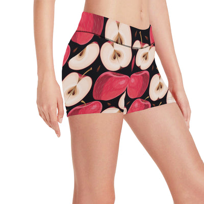 Apple Pattern Print Design AP02 Yoga Shorts